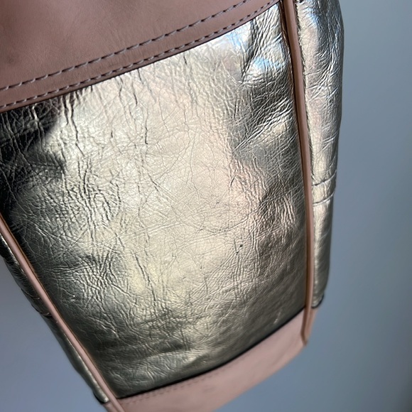 COACH Champagne Gold Tote - Picture 12 of 16